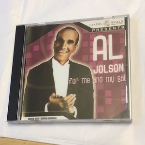 ⭐️10/10.00⭐️ Al Jolson, For me and My Gal, CD clean,